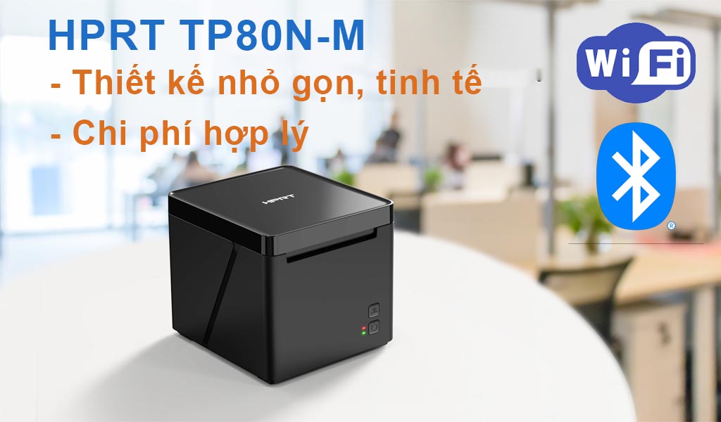 Máy in hóa đơn HPRT TP80N-M kết nối WiFi-Bluetooth