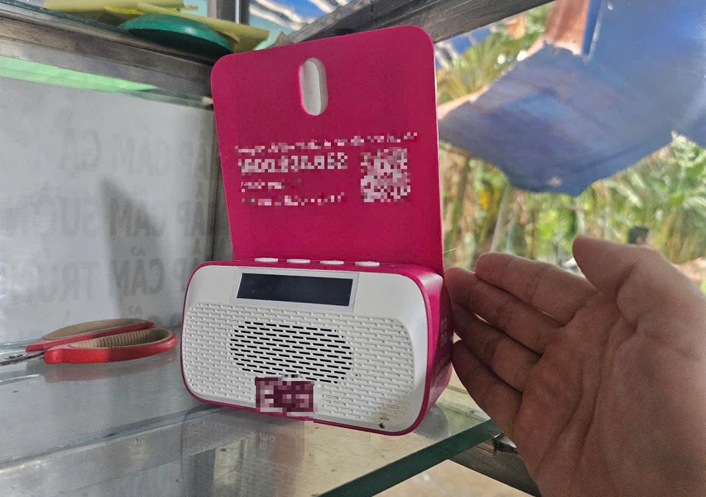 Cảnh báo lừa đảo qua loa báo nhận tiền