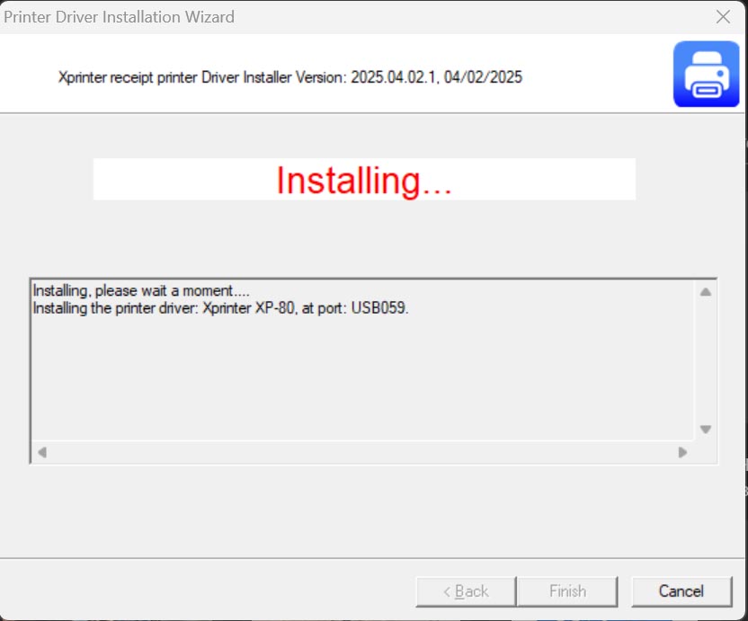 Quá trình cài đặt driver Xprinter và driver PDIT
