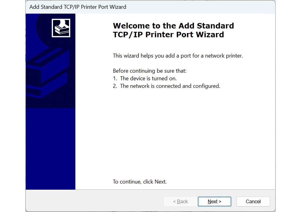 Thêm cổng mạng TCP/IP cho máy in trên Windows