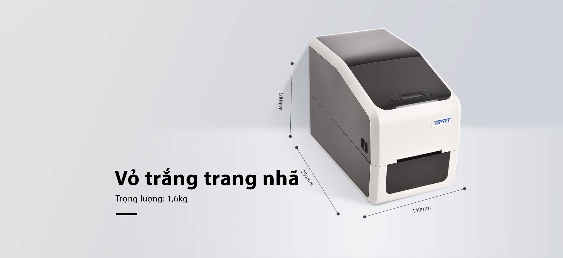 iDPRT iD2X có thiết kế nhỏ gọn và trang nhã