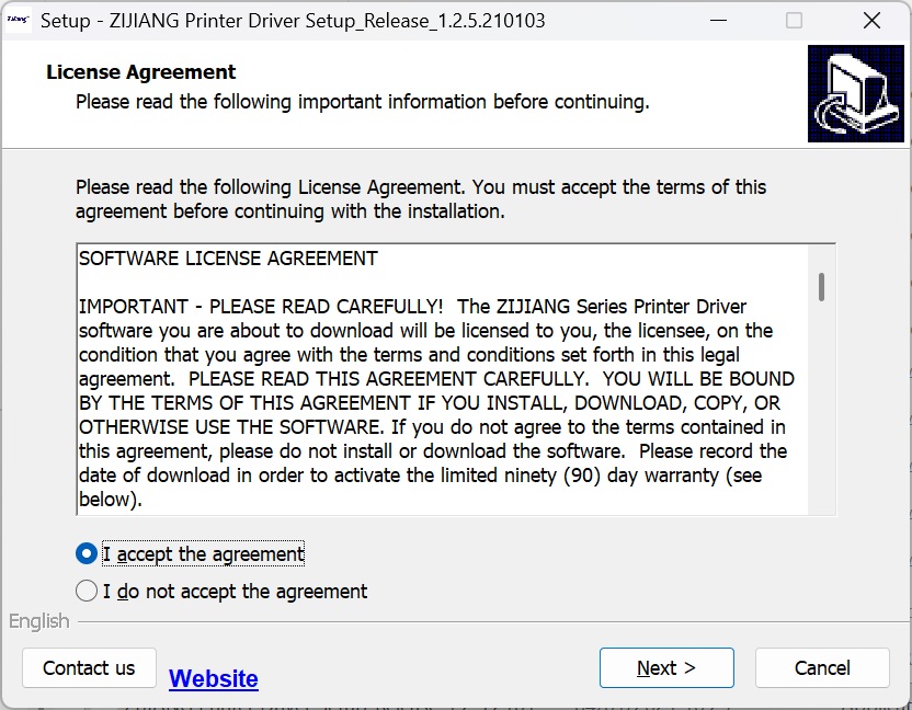 Cài đặt driver máy in mã vạch Zjiang và EcoPrint