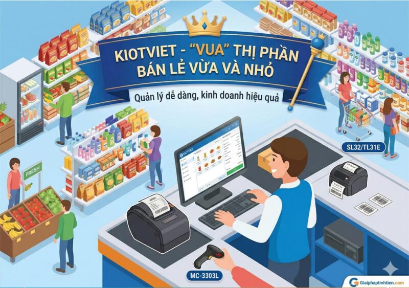 KiotViet - "Vua" Thị Phần Bán Lẻ Vừa Và Nhỏ