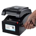 Máy in mã vạch Xprinter XP-350B (mở nắp)